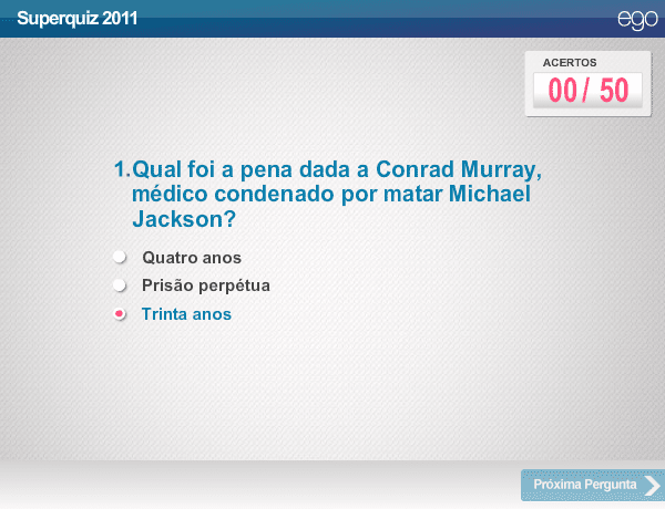 Superquiz 2011 screenshot