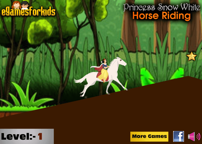Princess Snow White Horse Riding screenshot