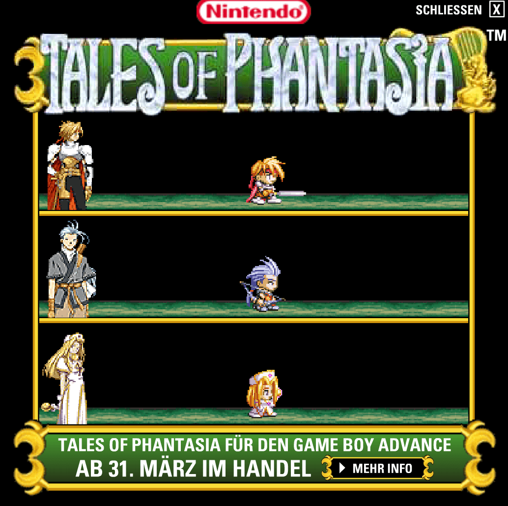 Tales of Phantasia GBA Banner screenshot