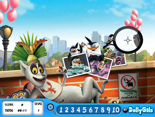 The Penguins of Madagascar: Spot the Numbers screenshot