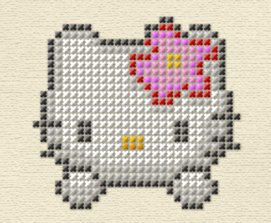 Hello Kitty Cross-Stitch