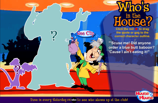 House of Mouse: Who's in the House? screenshot