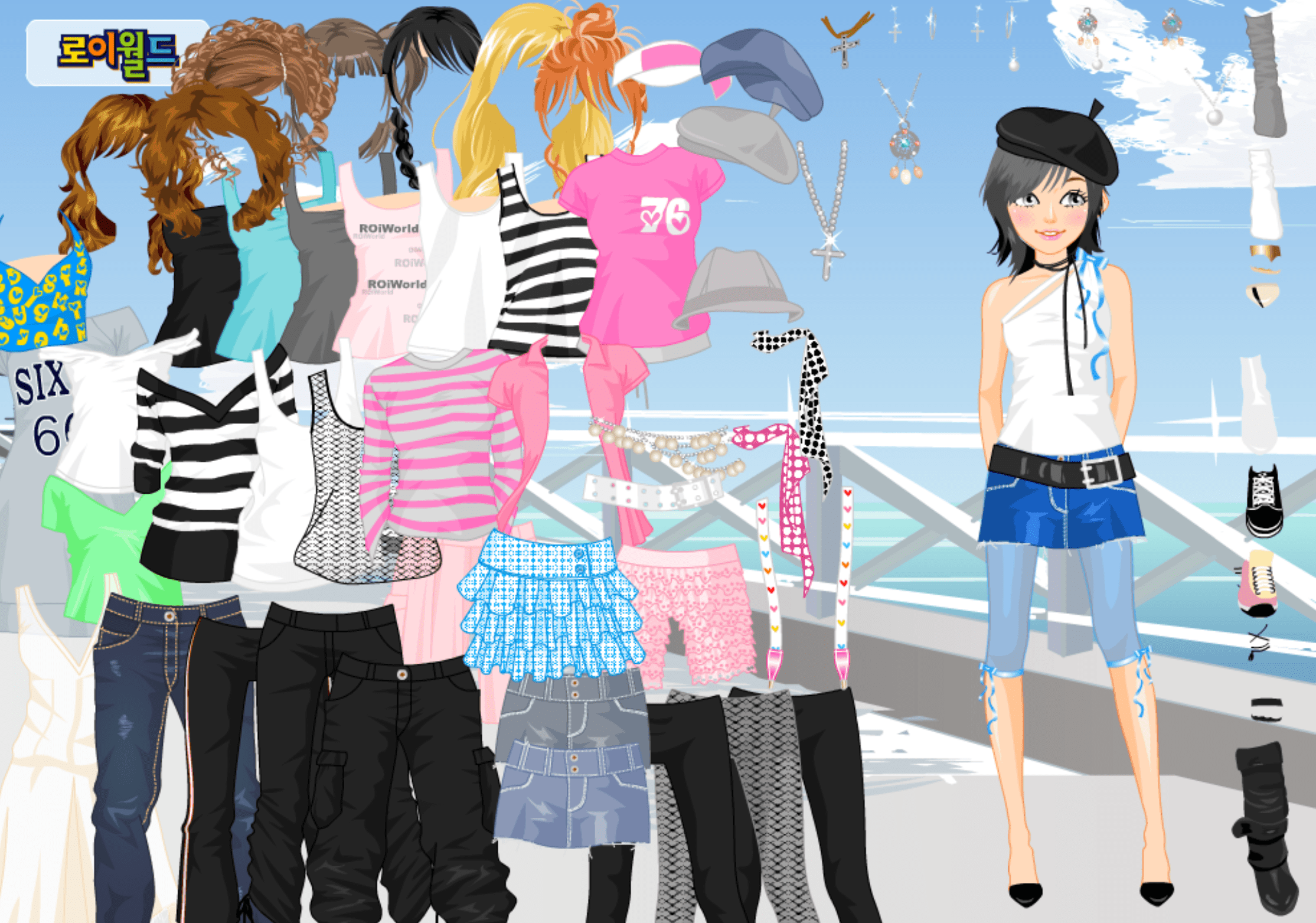 Roiworld Stylish Summer Dressup screenshot