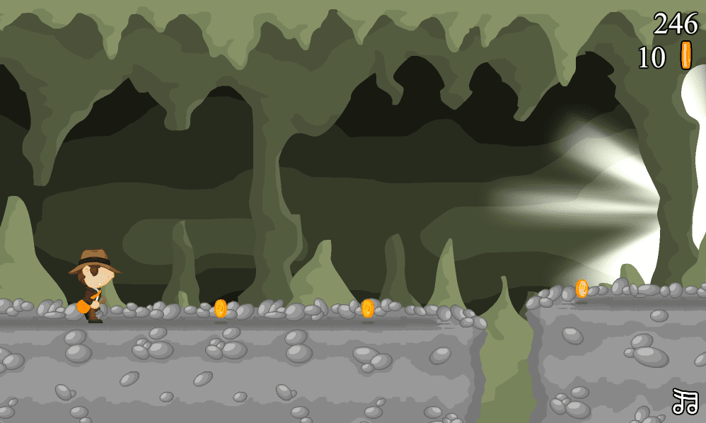 Indiana Jone Cave Run screenshot