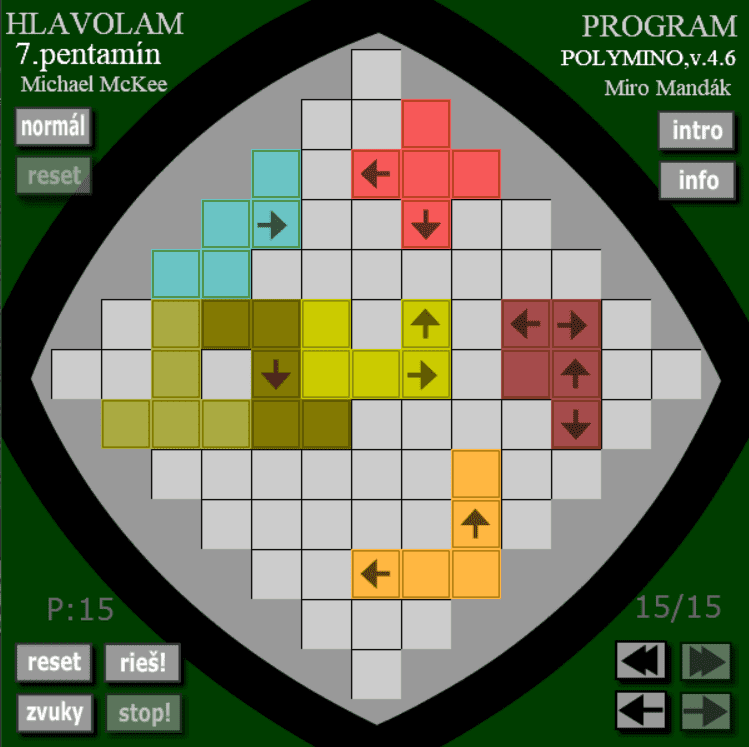 Presúvací hlavolam screenshot