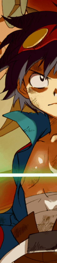 Gurren Lagann banner ad screenshot