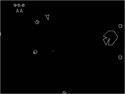 Asteroids screenshot