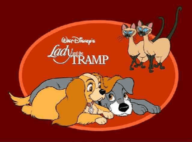 Disney Lady And Tramp Puzzle Greeting Ecard Game 1