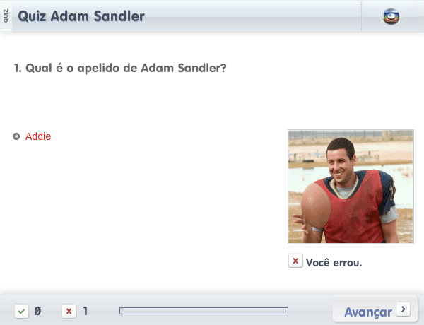 Quiz Adam Sandler screenshot