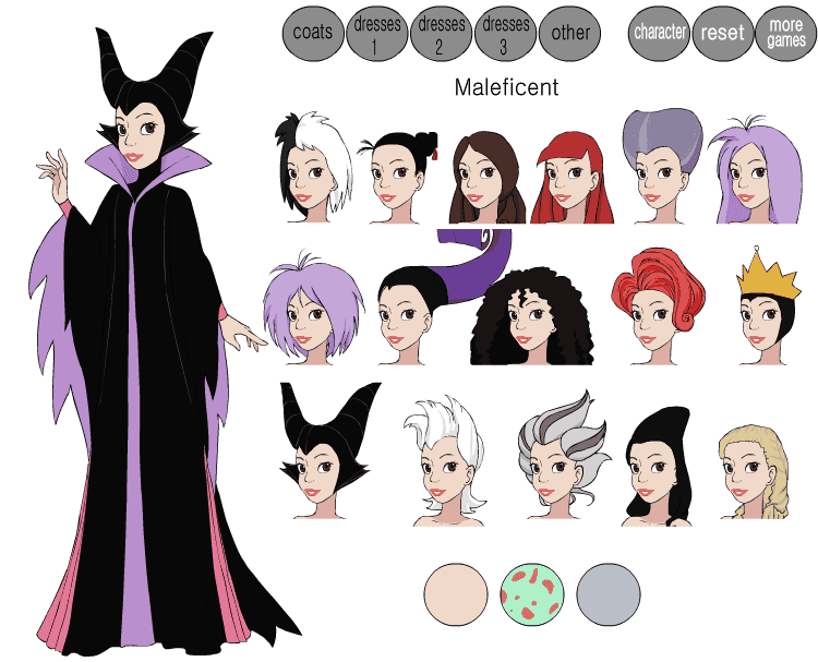 Disney Villainesses Dress Up screenshot