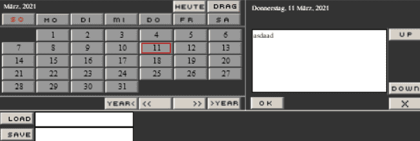 Calendar Schedule screenshot