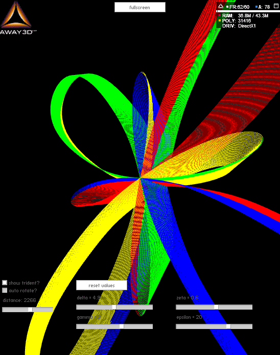 Interactive Apache Flex logo screenshot