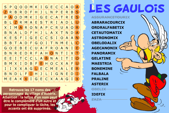Les Mots Cauchés Gaulois screenshot