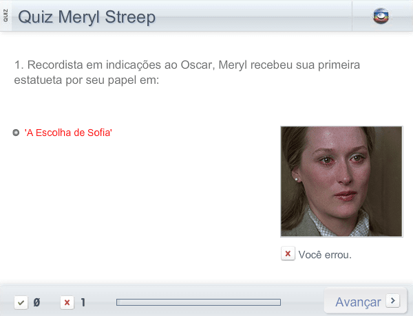 Quiz Meryl Streep screenshot