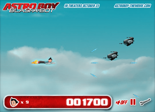 Astro Boy Blast-A-Bot screenshot