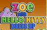 Zoe With Hello Kitty Dress Up