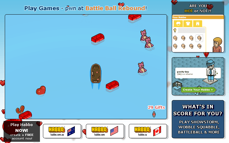 Habbo Luvboat screenshot