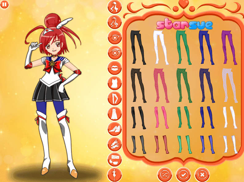 Smile Pretty Cure X LoliRock Crossover Dress Up screenshot