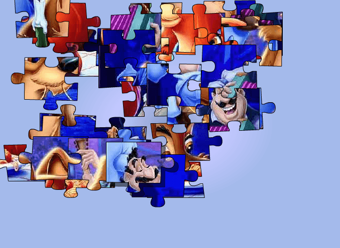 Disney Lady And Tramp Puzzle Greeting Ecard Game 2 screenshot