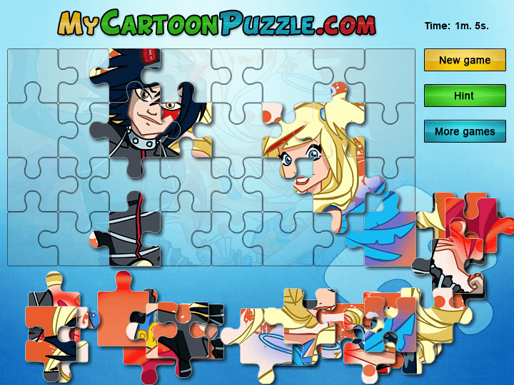 Angel's Friends Raf and Sulfus Puzzle screenshot