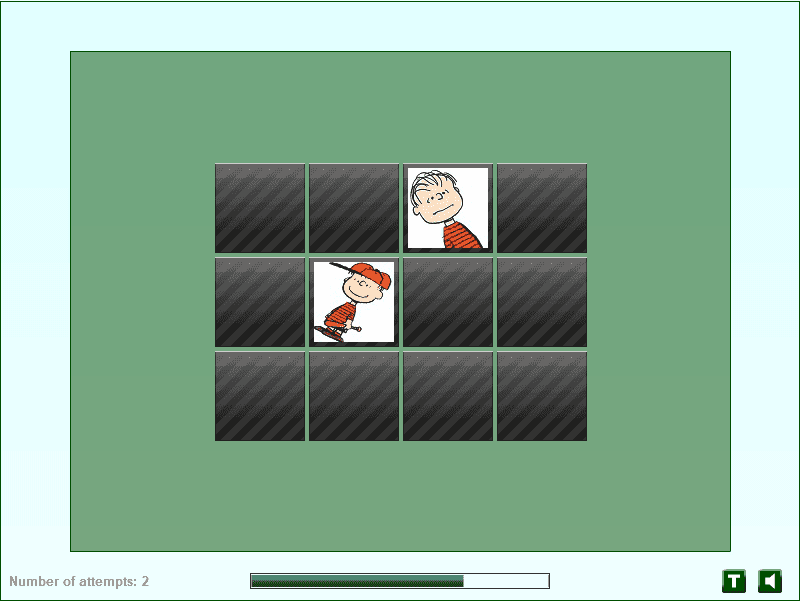 Peanuts Cartoon Memory screenshot