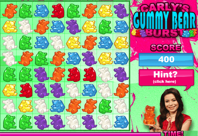 iCarly: Carly's Gummy Bear Burst screenshot