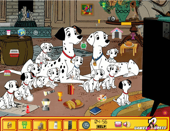 Hidden Objects 101 Dalmatians screenshot