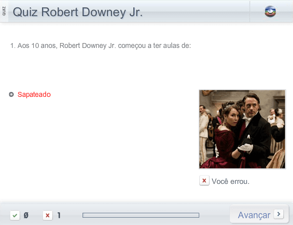 Quiz Robert Downey Jr. screenshot