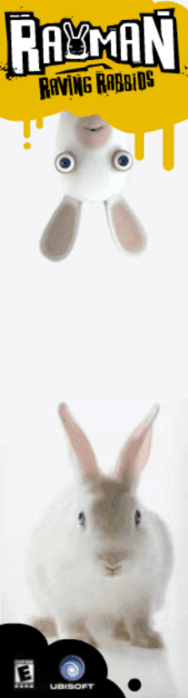 Rayman Raving Rabbids Banner Ad (2006) screenshot