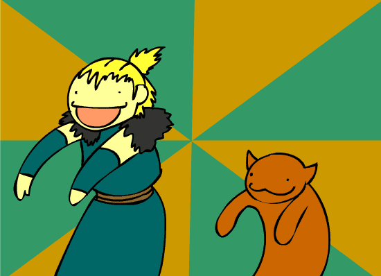Anders, Fenris and Varric from Dragon Age Kitty Cat Dance Song screenshot