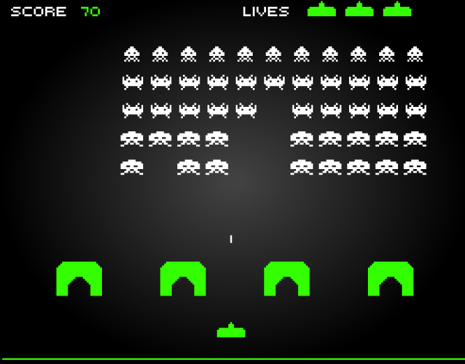 Space Invaders screenshot
