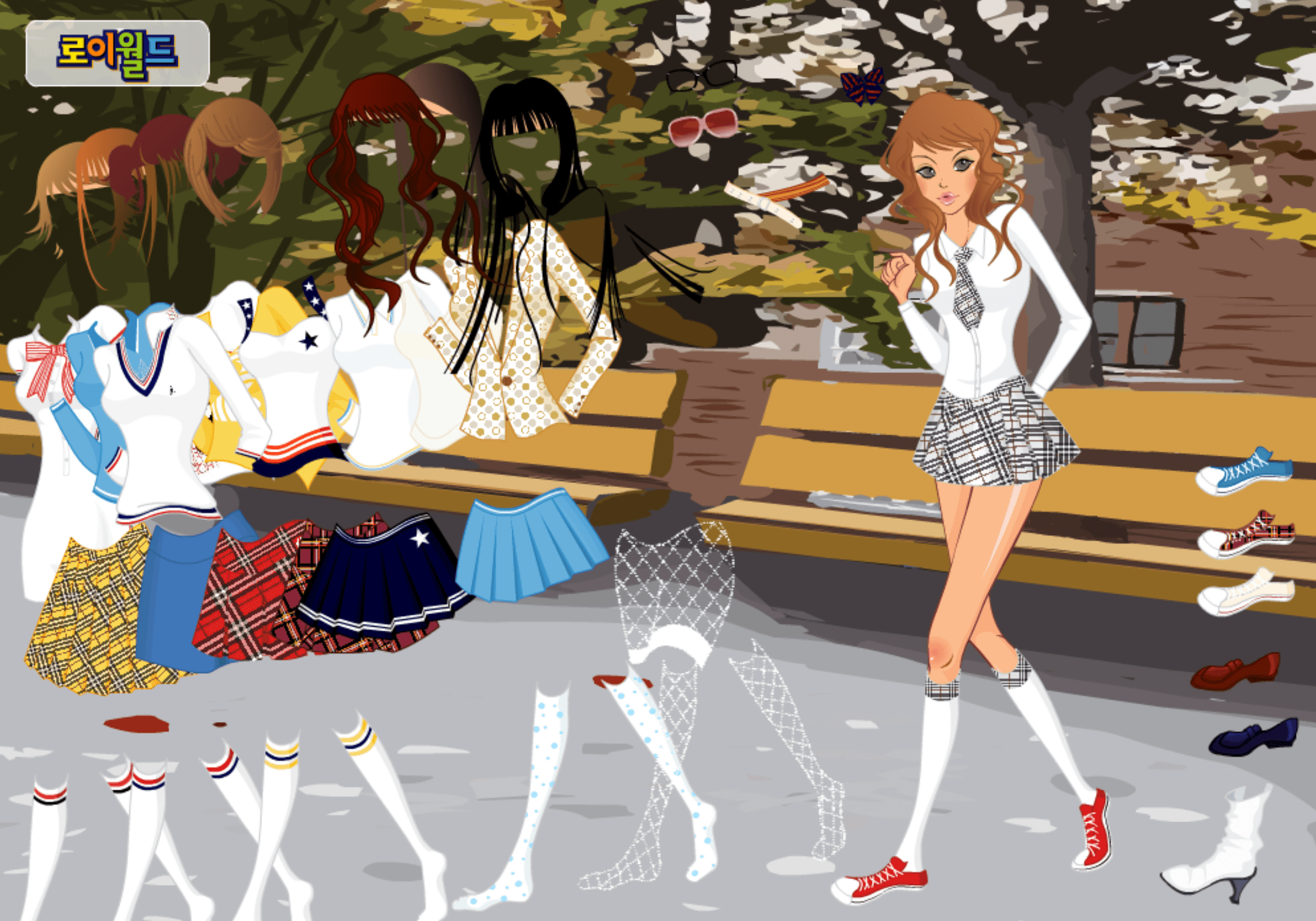 Roiworld School Rebel Dressup screenshot