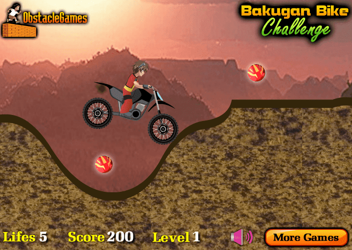 Bakugan Bike Challenge screenshot
