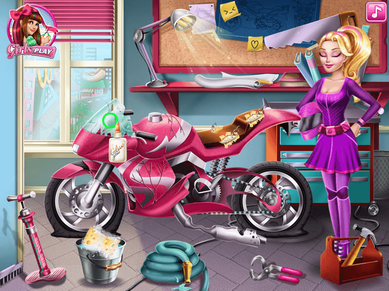 Girls Fix It: Barbie Spy Motorcycle screenshot