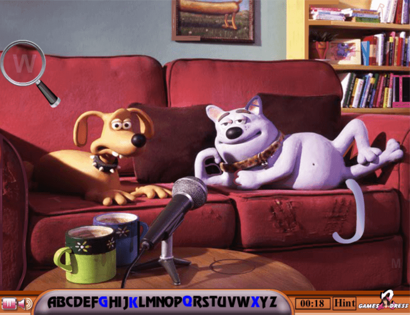 Hidden Alphabets Wallace & Gromit screenshot