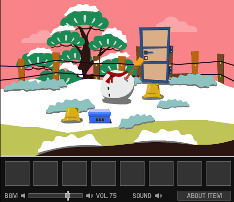 スノーマンとバケツ screenshot