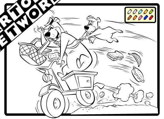 Cartoon Network Coloring: Yogi Bear screenshot