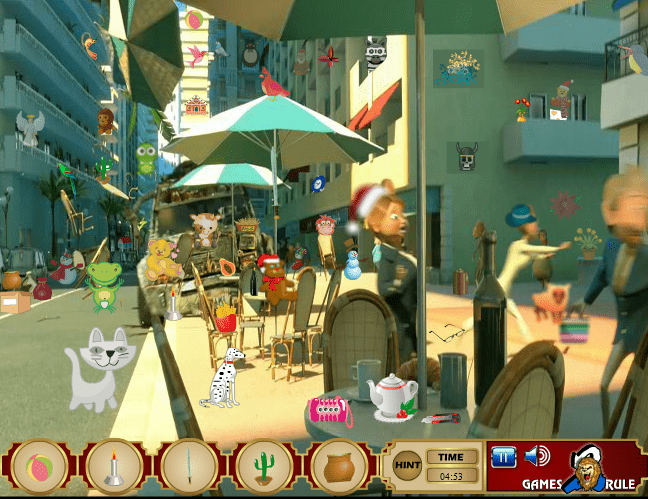 Hidden Objects: Madagacar 3 screenshot
