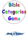 Bible Categories Game: Book of Exodus