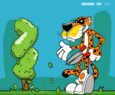 Cheetos Twisted Hedge Ecard screenshot
