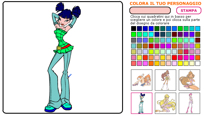 Winx Club Coloring screenshot