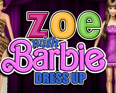 Zoe With Barbie Dress Up