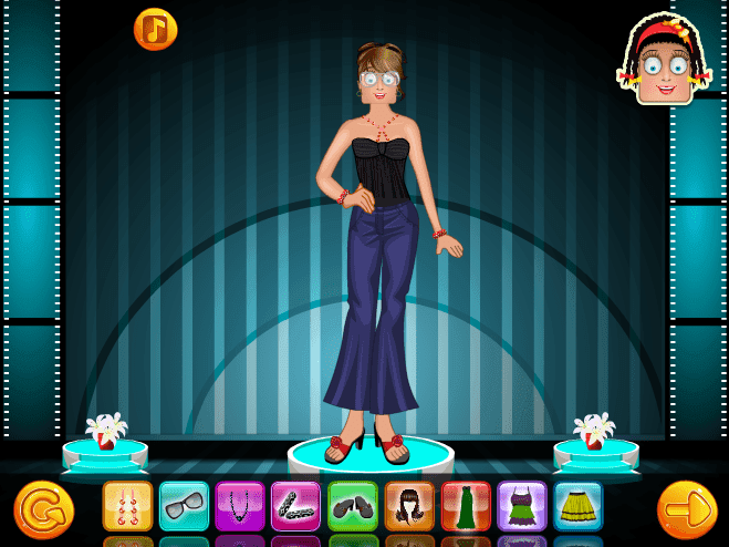 Zoe With Barbie Dress Up screenshot