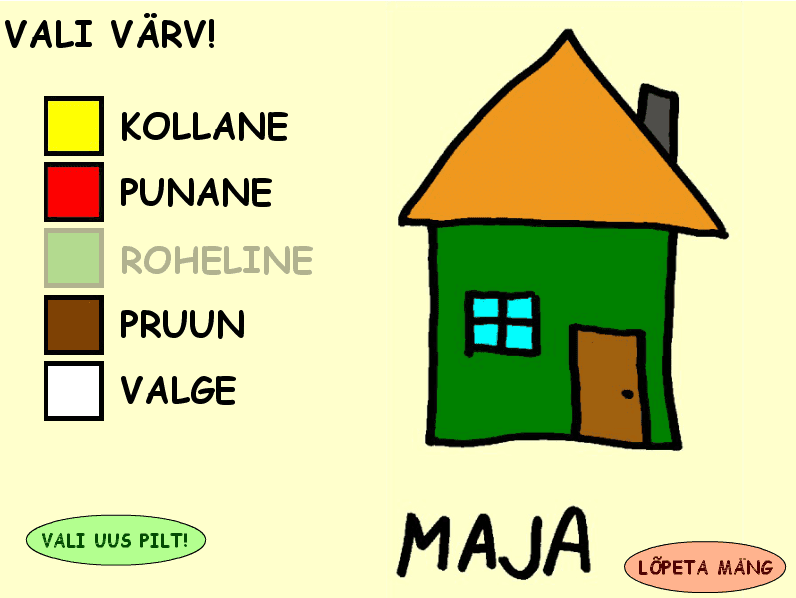 Lasteveeb Värvimäng screenshot