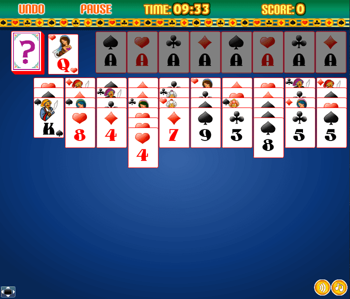 Forty Thieves Solitaire screenshot