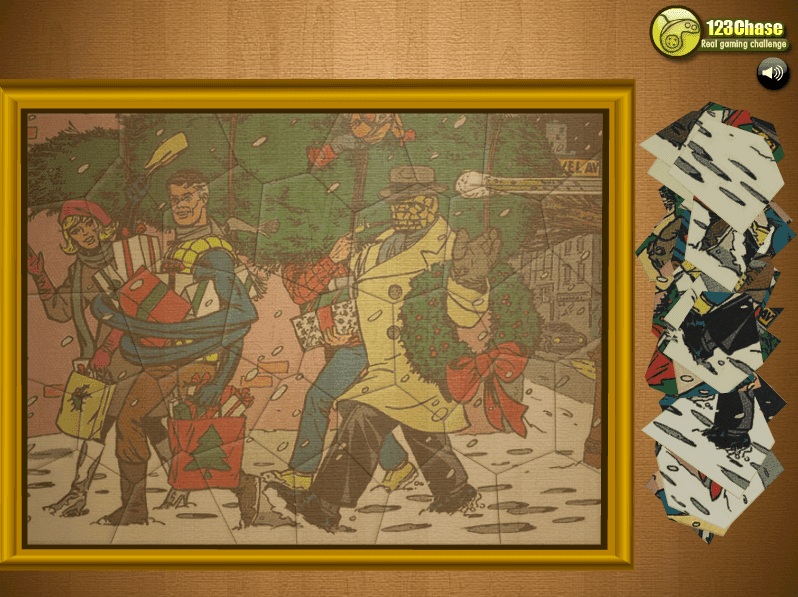 Puzzle Madness Fantastic Four Christmas screenshot