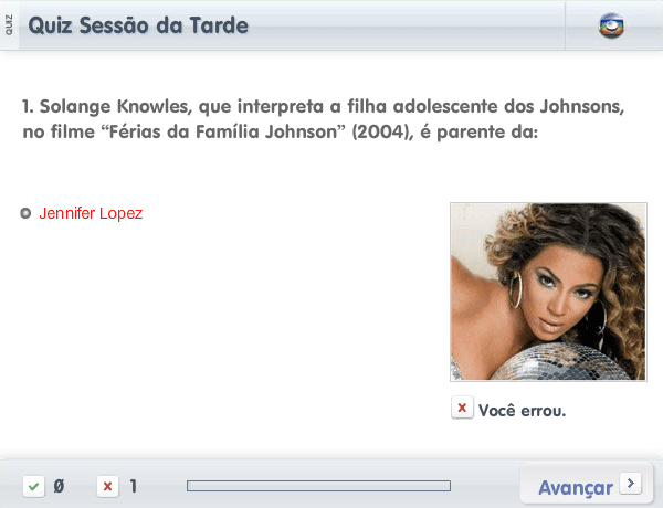 Quiz Sessão da Tarde (2012-04-24) screenshot