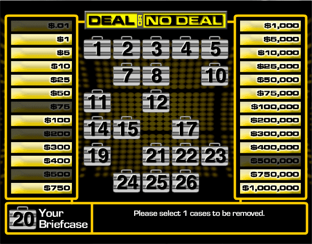 Deal or No Deal screenshot