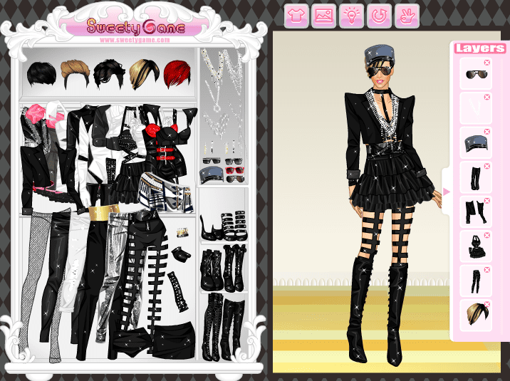 Rihanna Dress Up Game screenshot
