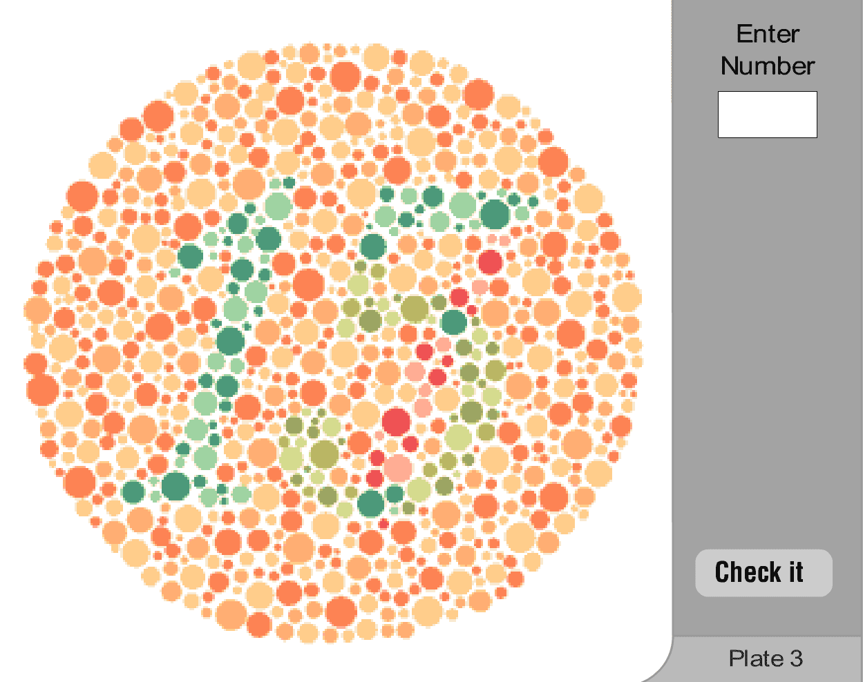 Color Vision Deficiency Test screenshot